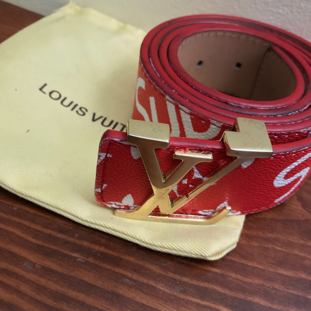 Louis Vuitton X Supreme Belt